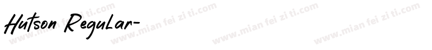 Hutson Regular字体转换